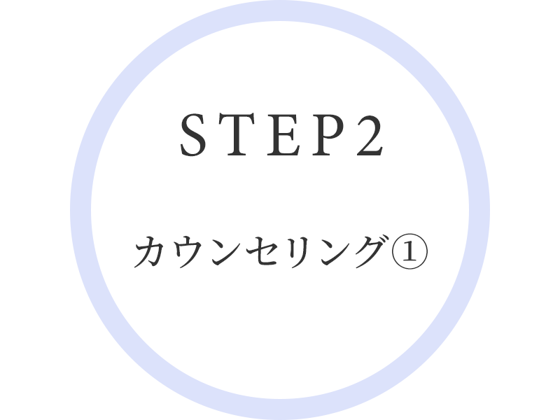 STEP2　カウンセリング①